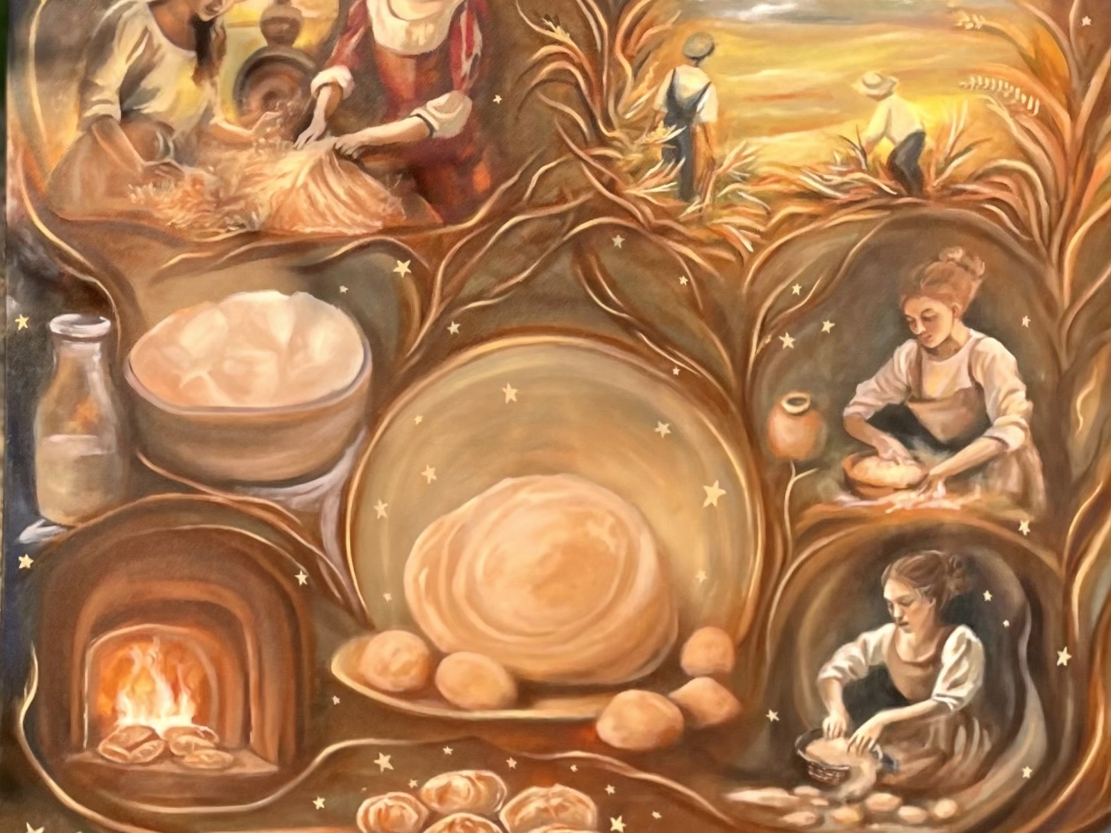 Painting from the studio