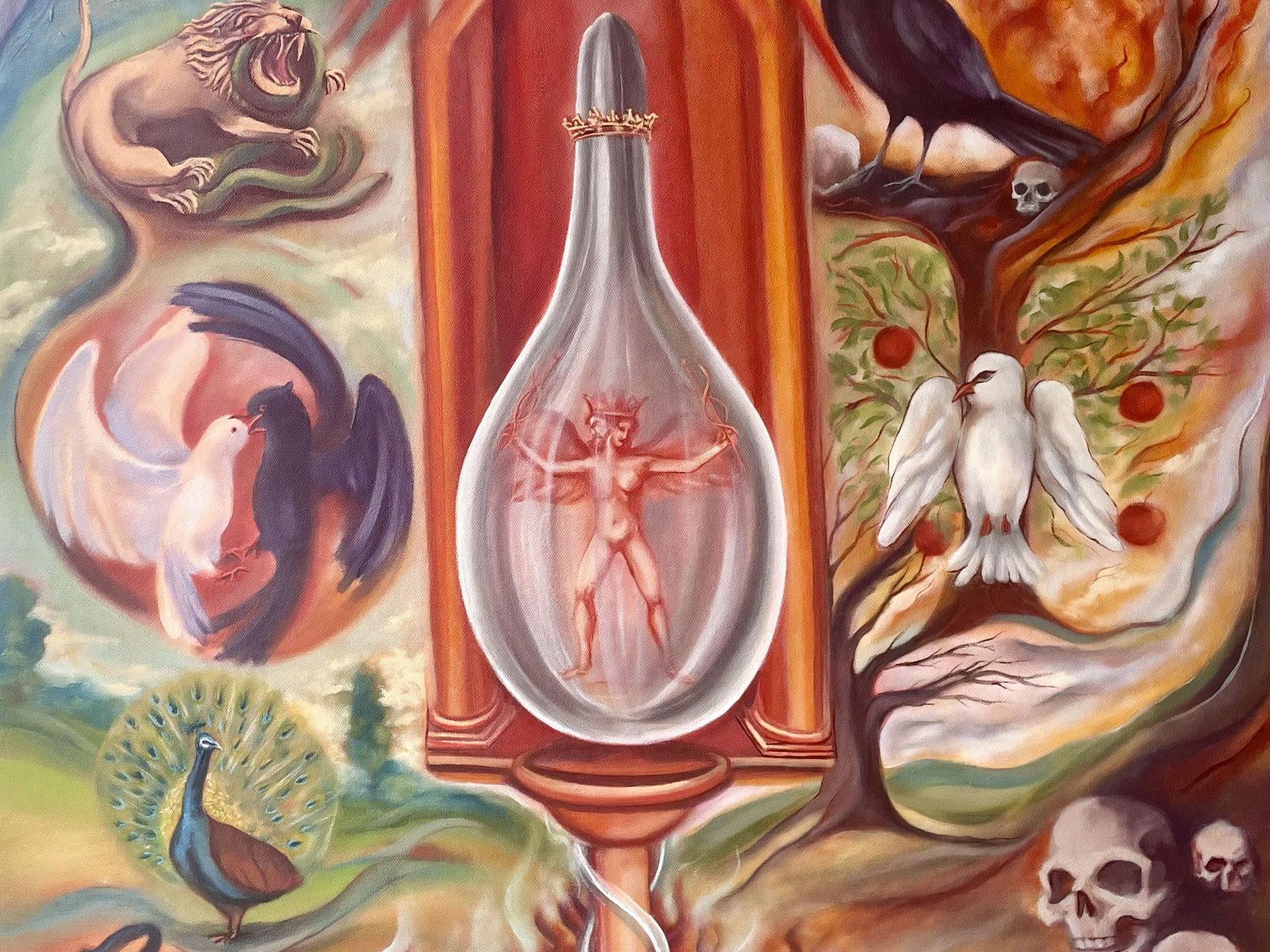 Painting from the studio