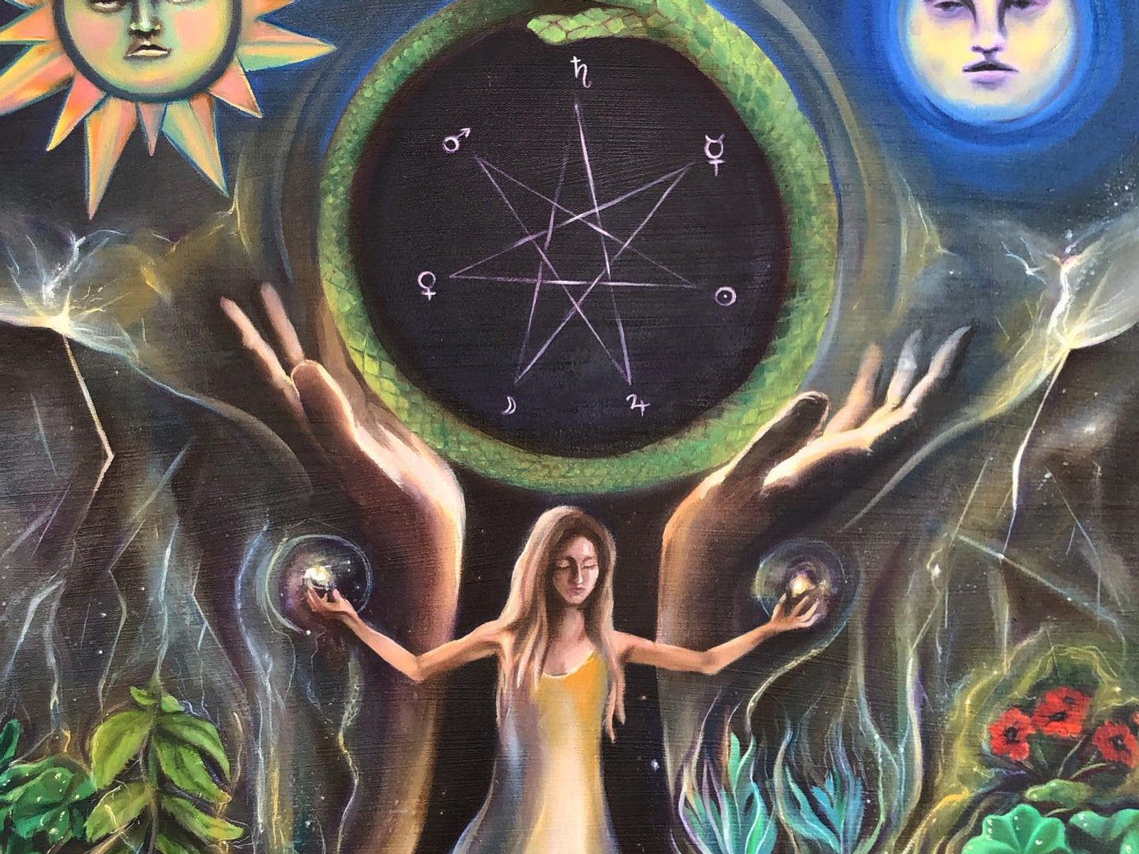 Painting from the studio