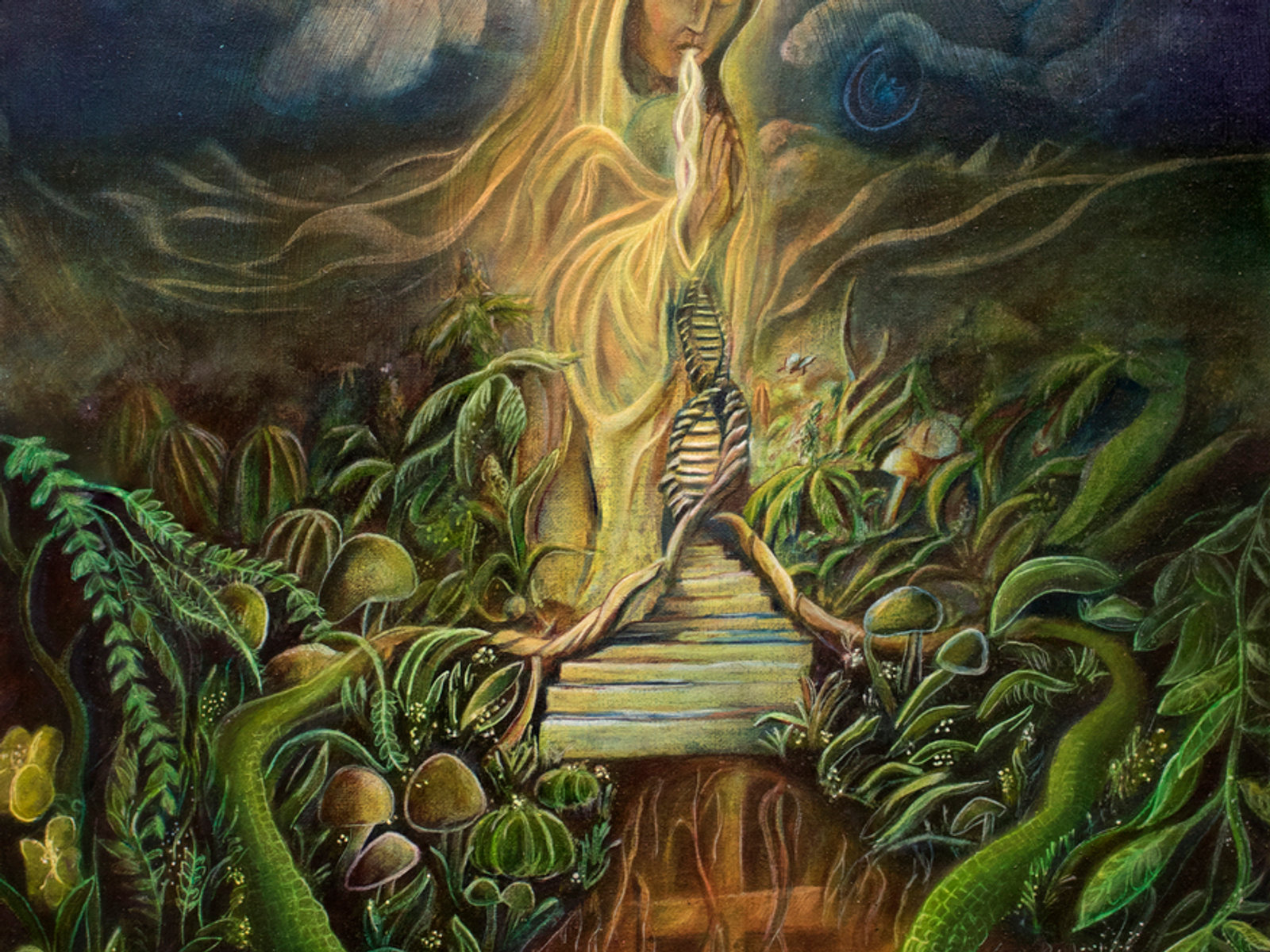 Painting from the studio