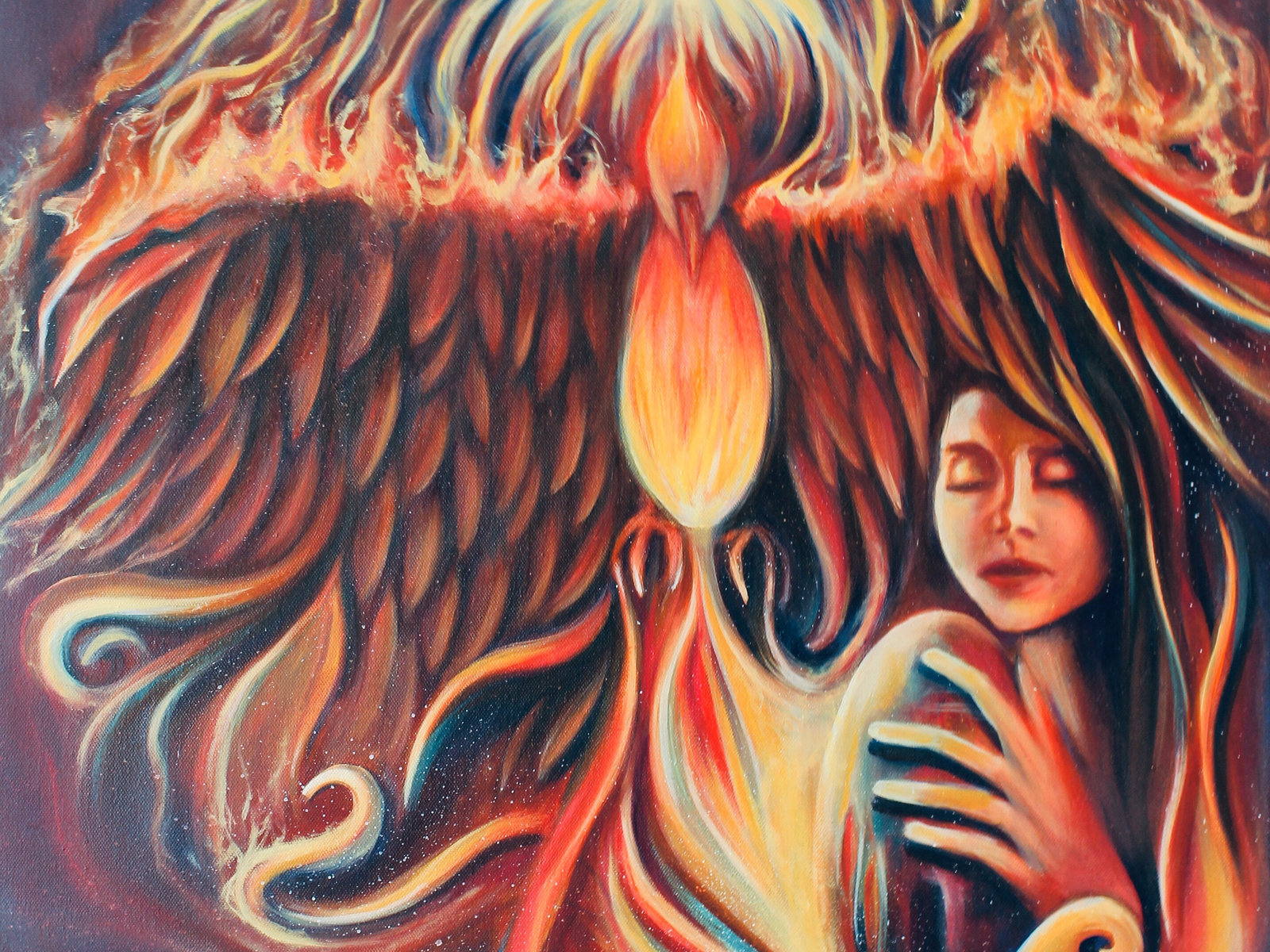 Painting from the studio