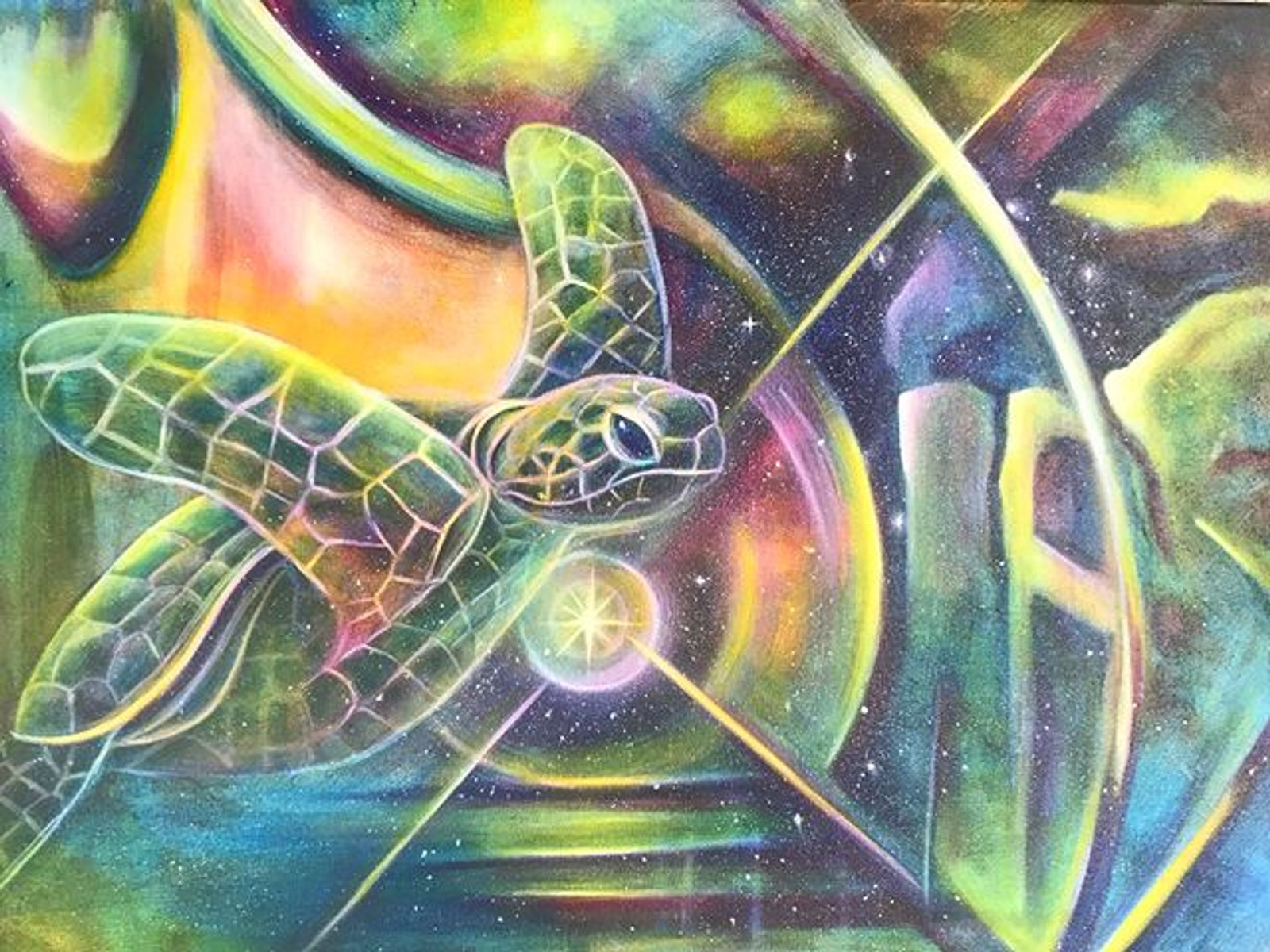 Painting from the studio