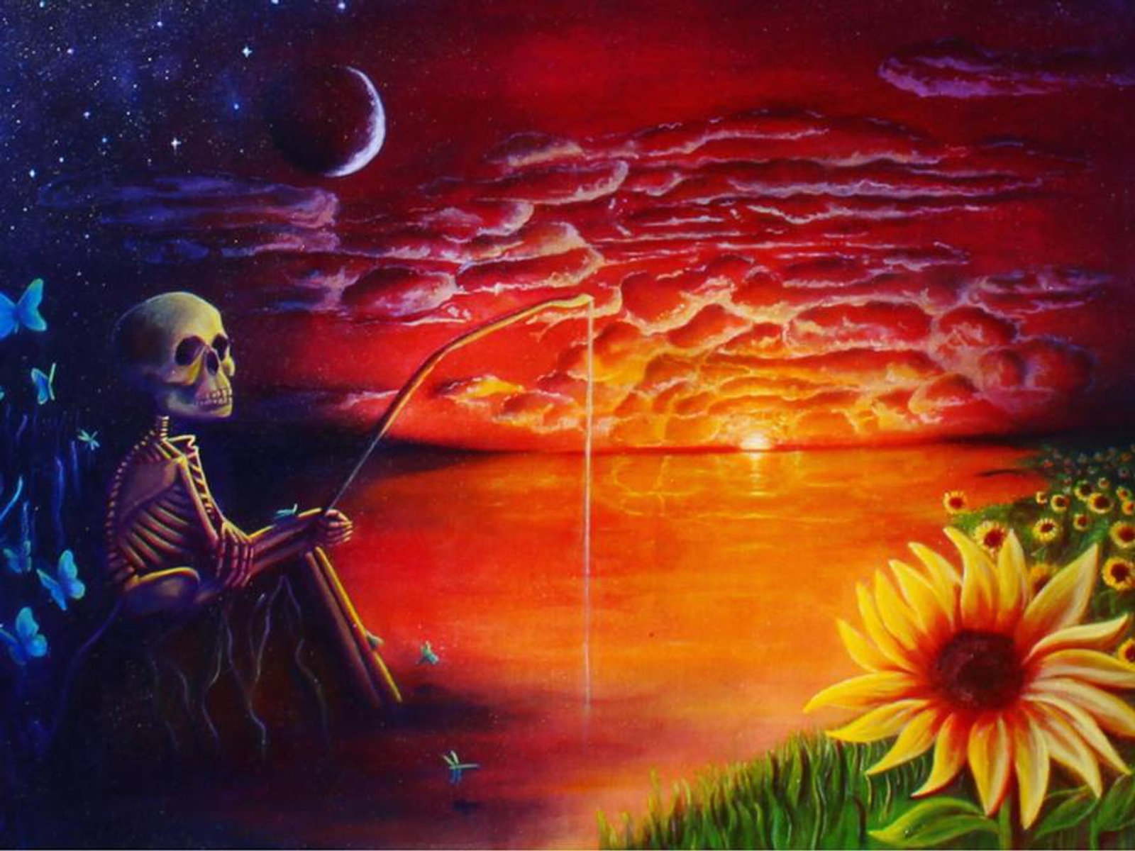 Painting from the studio