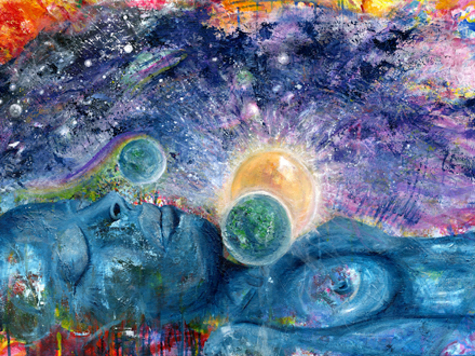 Painting from the studio