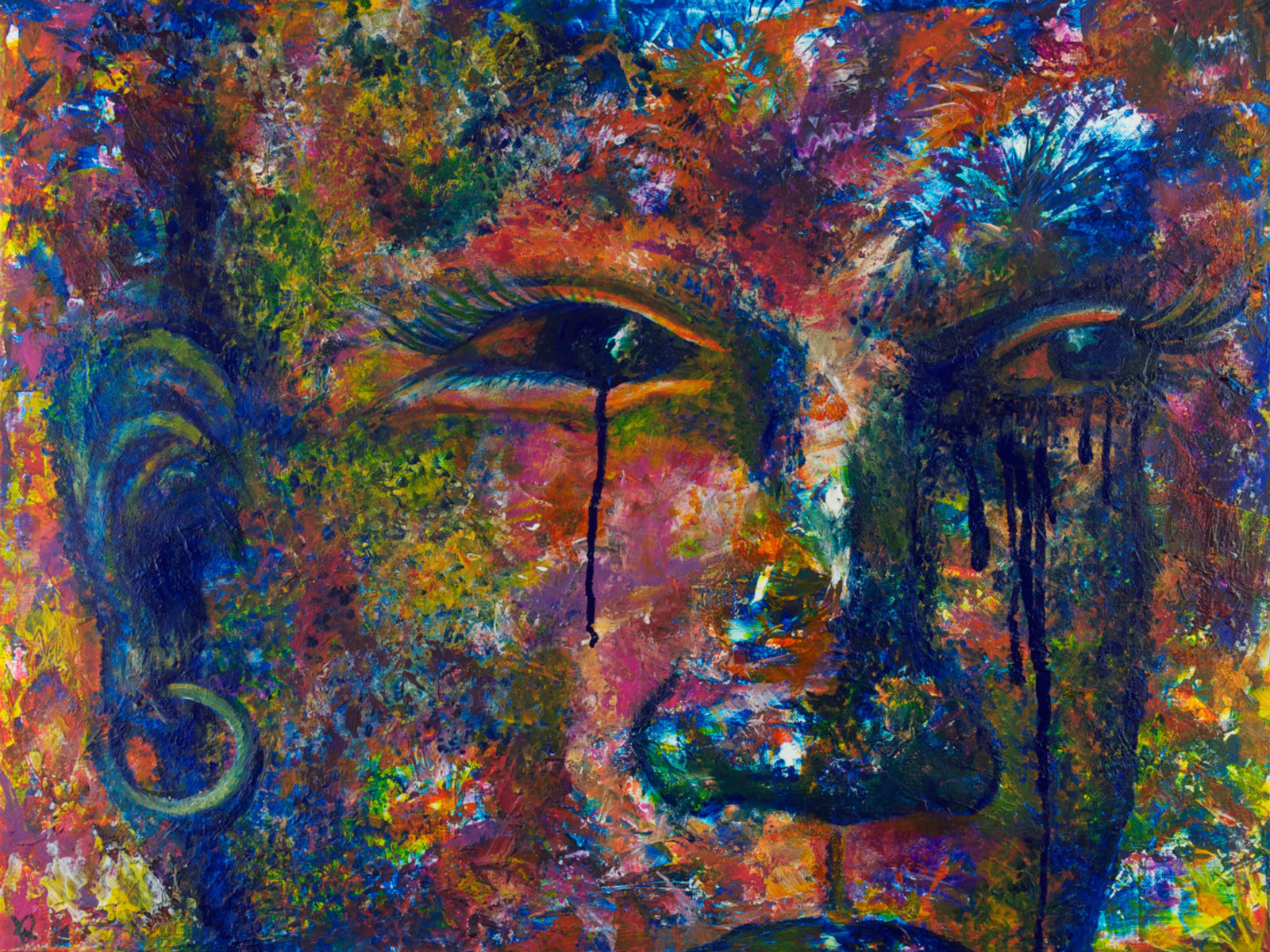 Painting from the studio