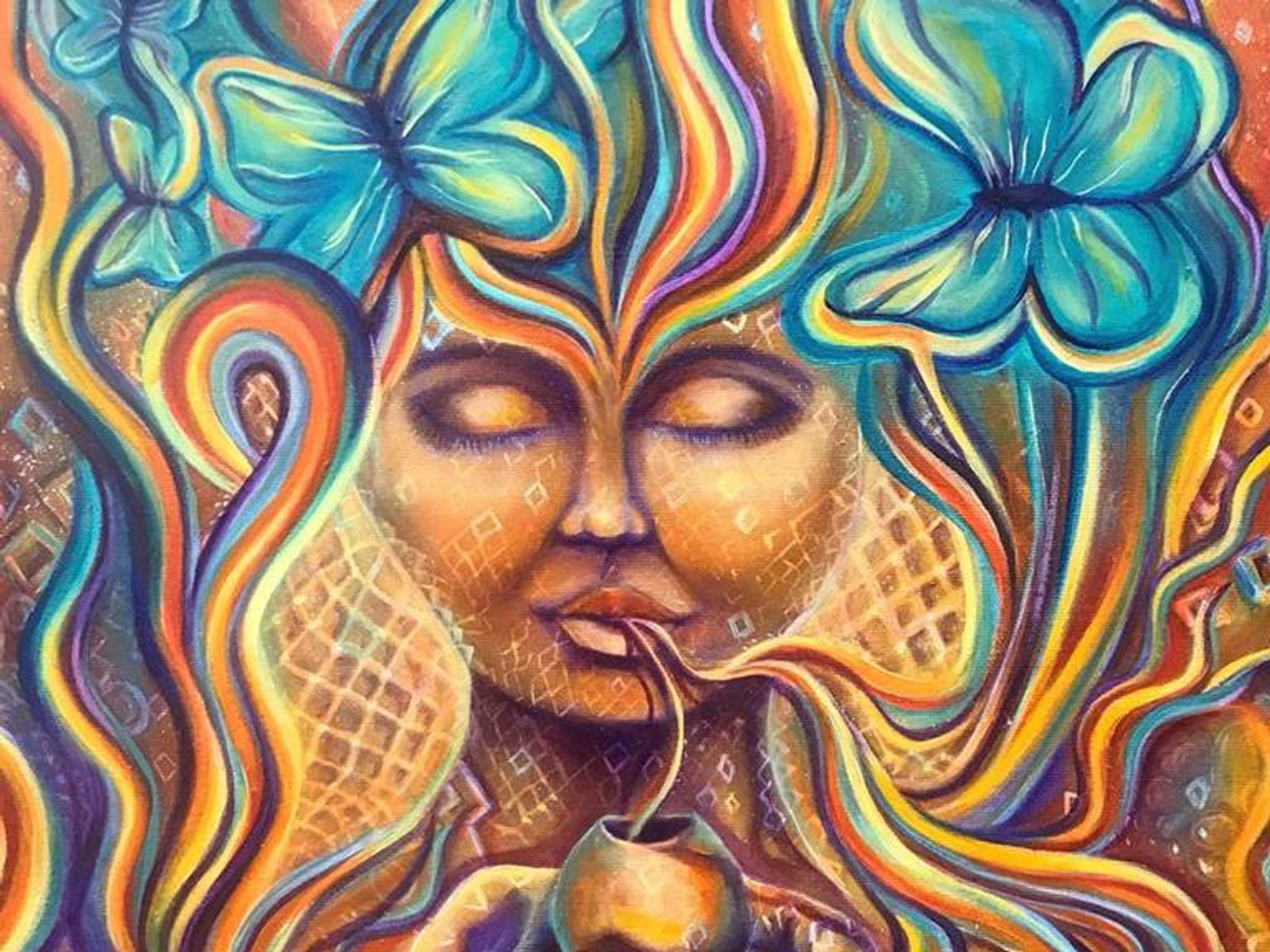 Painting from the studio