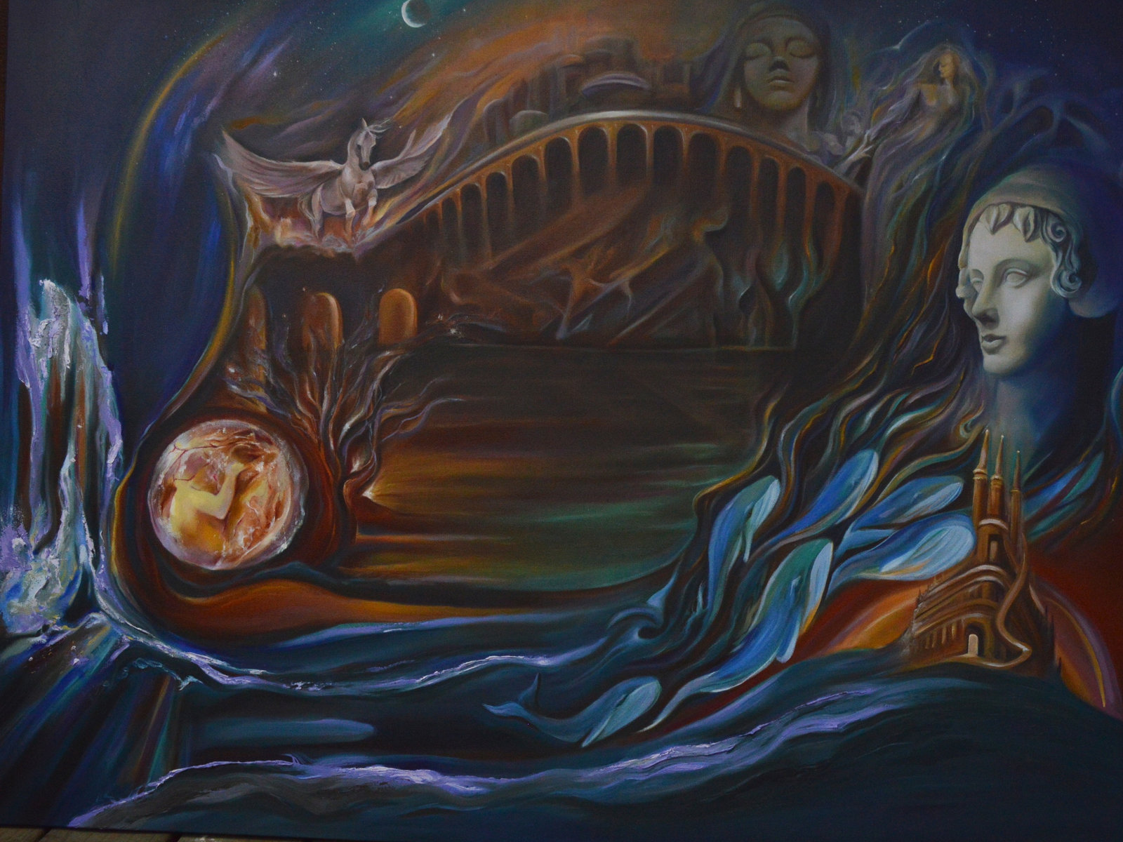 Birth of Venus — original oil painting by Amelia Passer